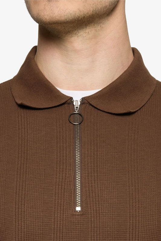 Polo Knitted Zip - Signal