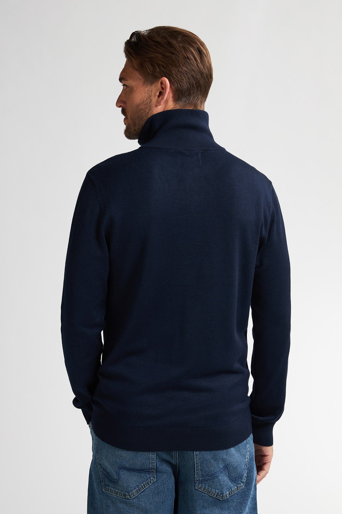 Knitwear Half-zip Petrol