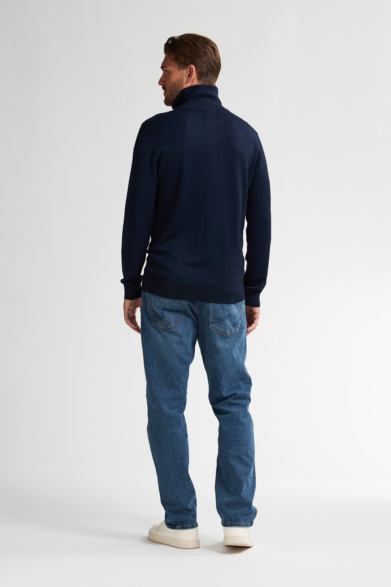 Knitwear Half-zip Petrol