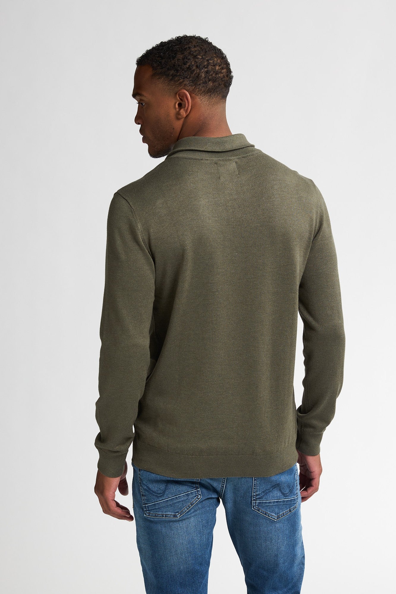 Knitwear Half-zip Petrol