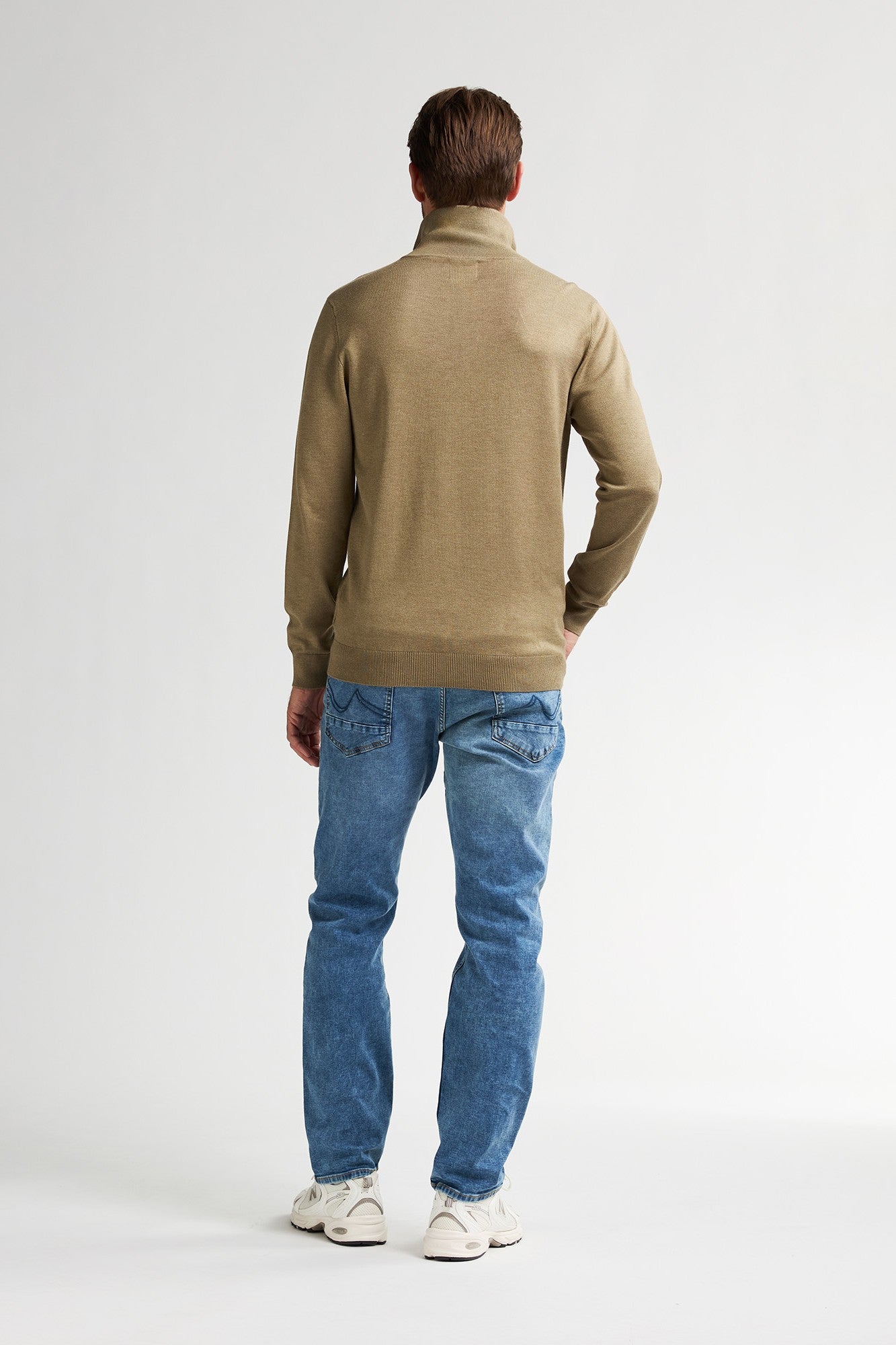 Knitwear Half-zip Petrol