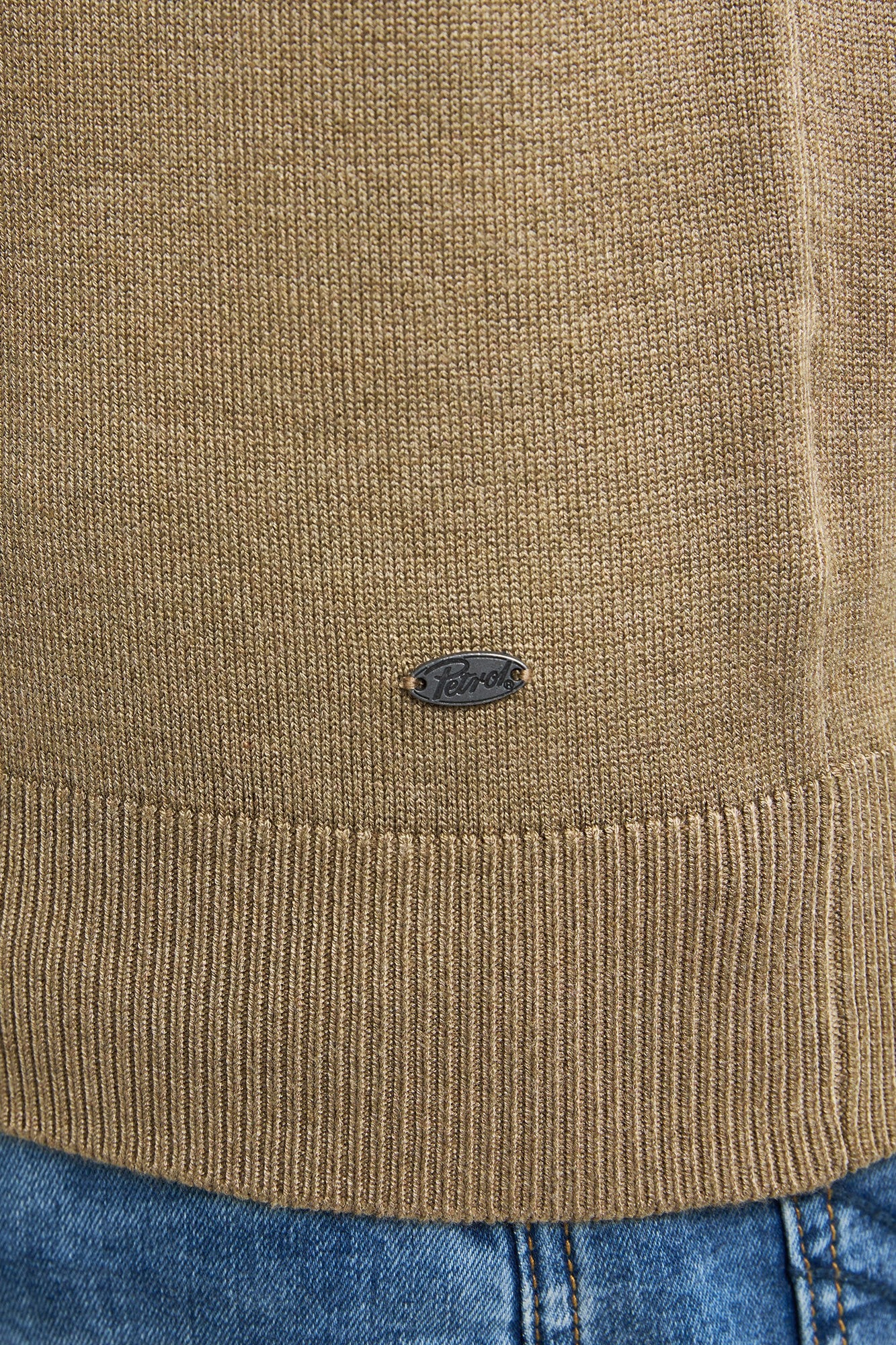 Knitwear Half-zip Petrol