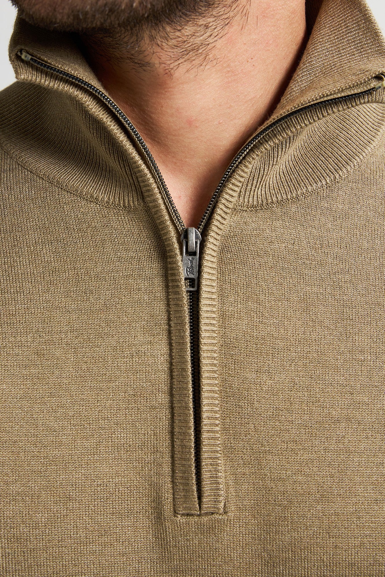 Knitwear Half-zip Petrol