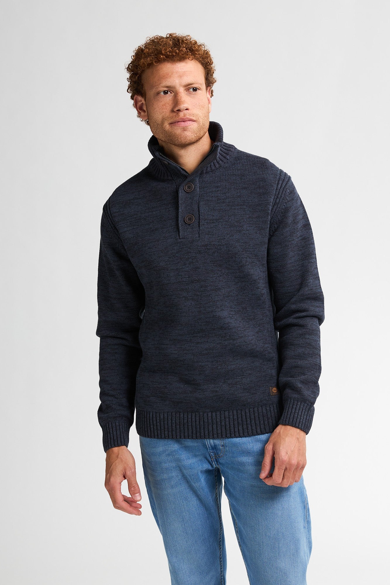 Knitwear Zip & Buttons RN