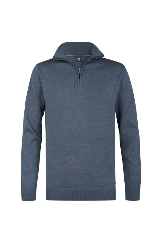 Knitwear Half-zip Petrol