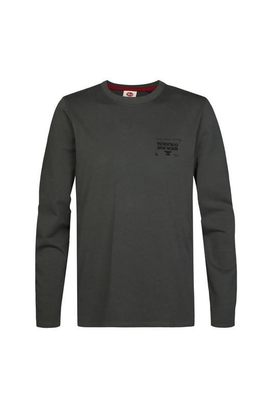 T-shirt LS - Petrol