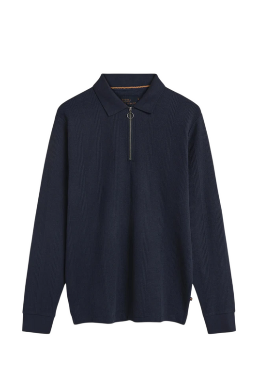 Polo Knitted Zip - Signal