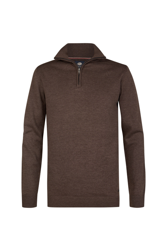 Knitwear Half-zip Petrol