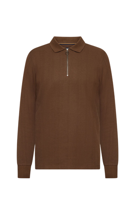 Polo Knitted Zip - Signal