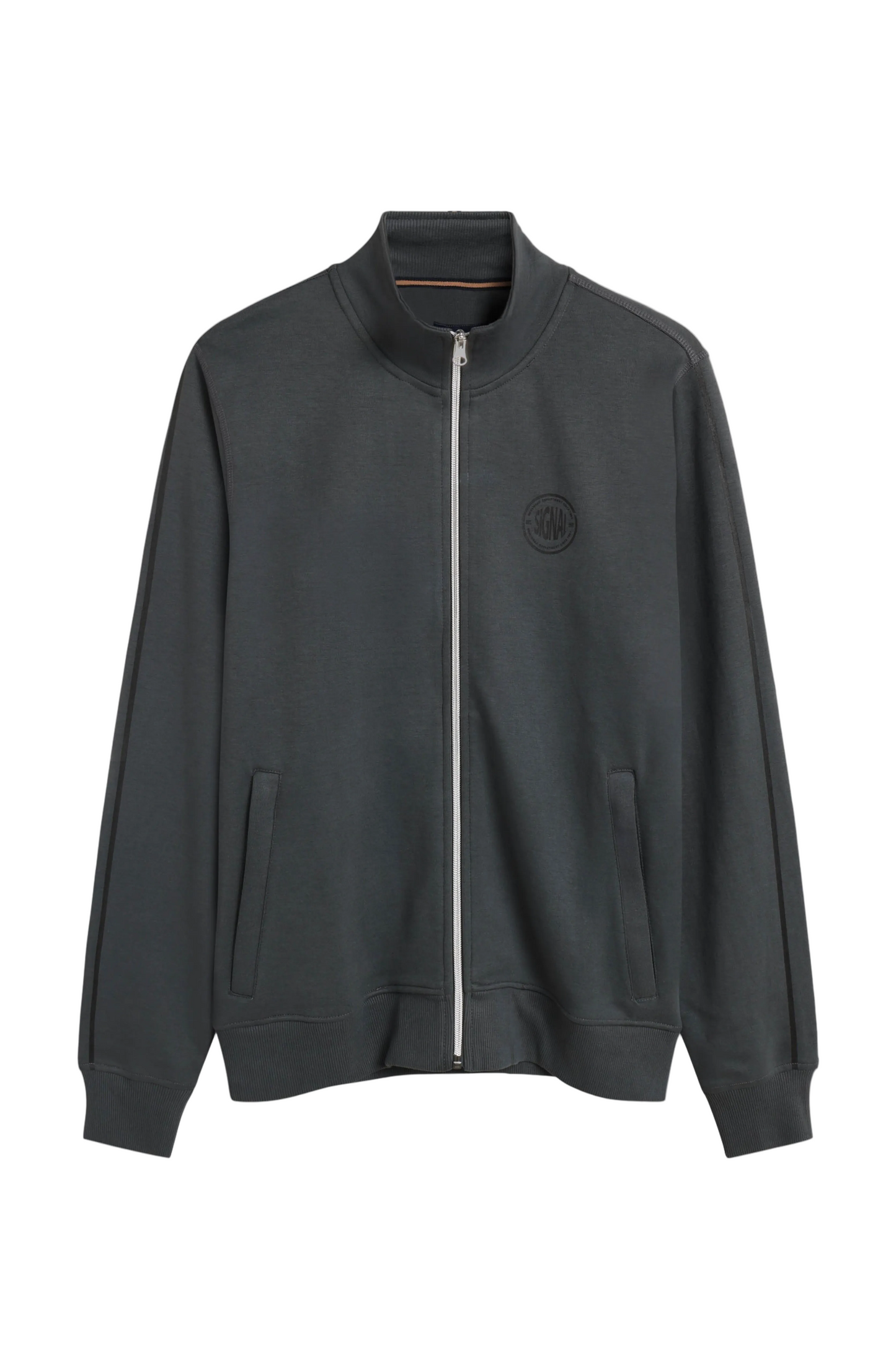 Zipper Cardigan - Signal