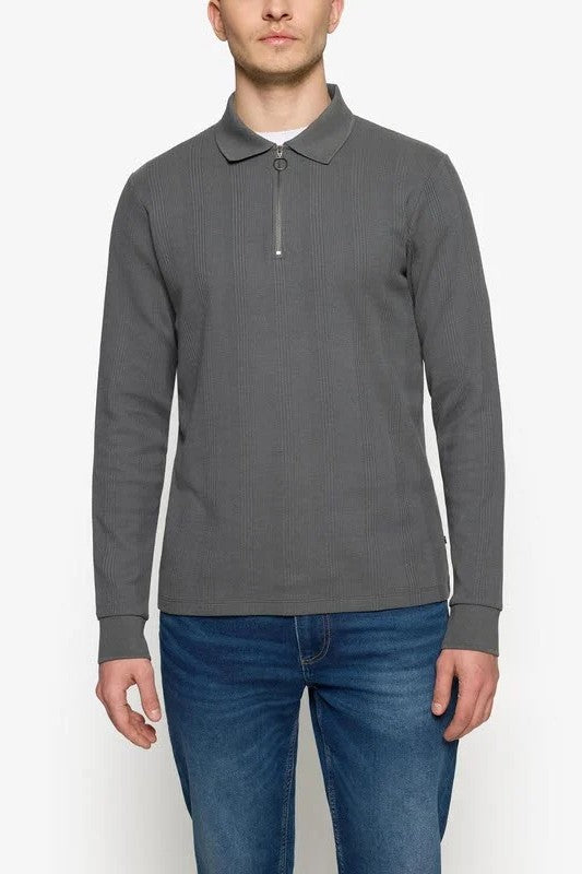 Polo Knitted Zip - Signal