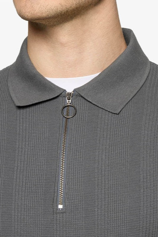Polo Knitted Zip - Signal