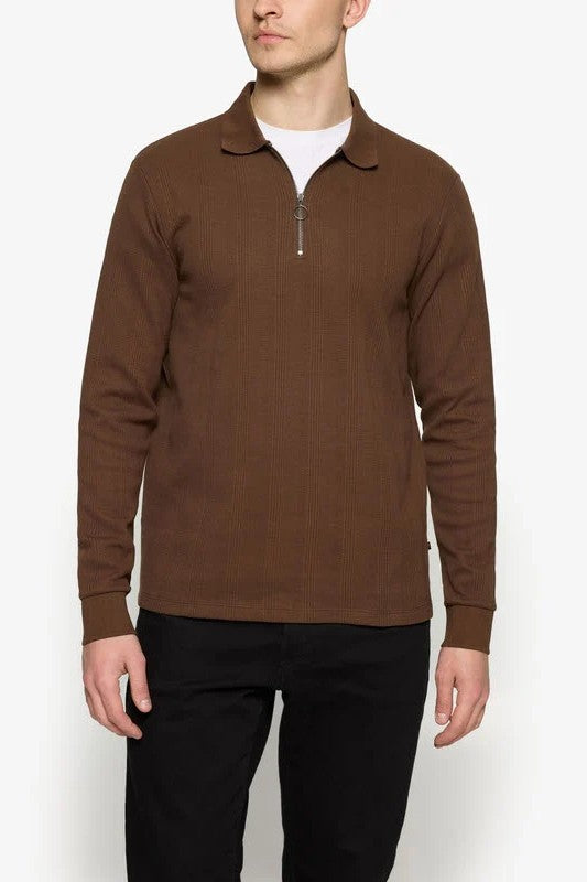 Polo Knitted Zip - Signal