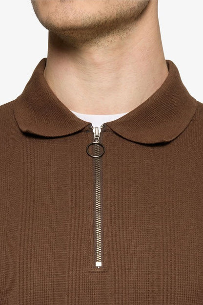 Polo Knitted Zip - Signal