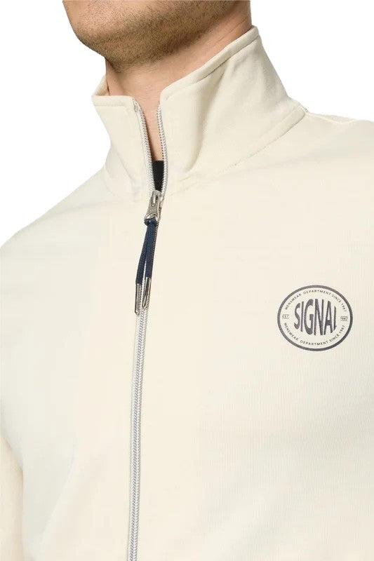 Zipper Cardigan - Signal