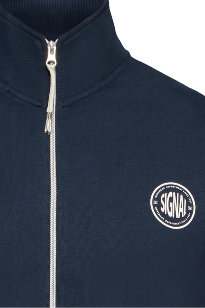 Zipper Cardigan - Signal