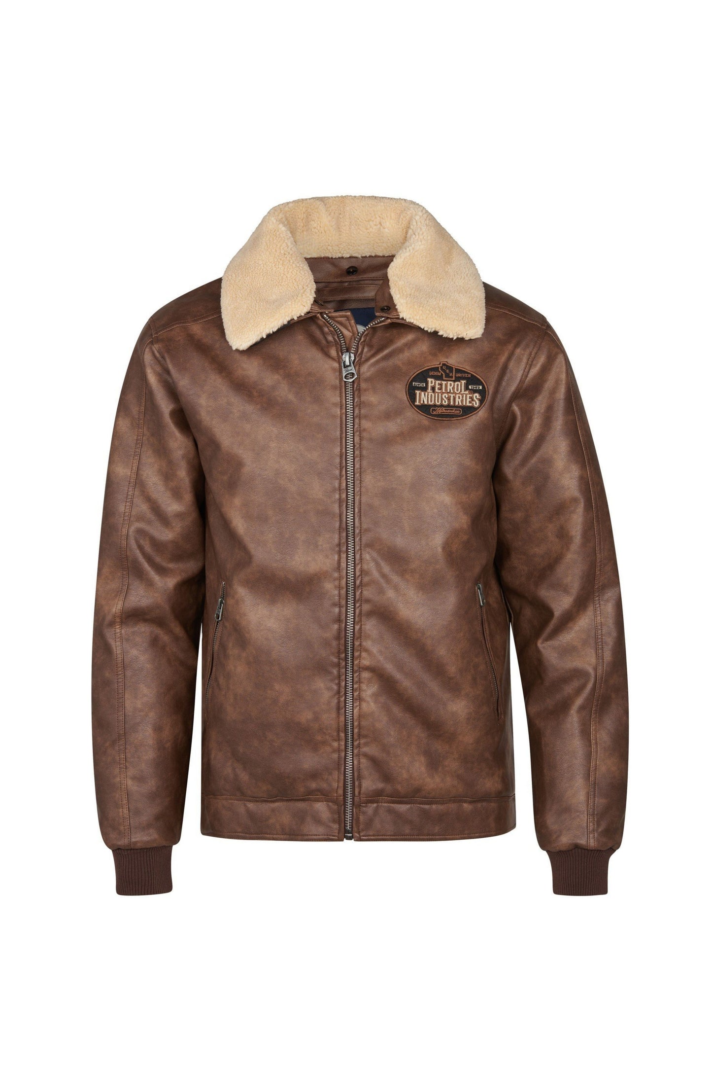 Jacket PU Leather - Petrol