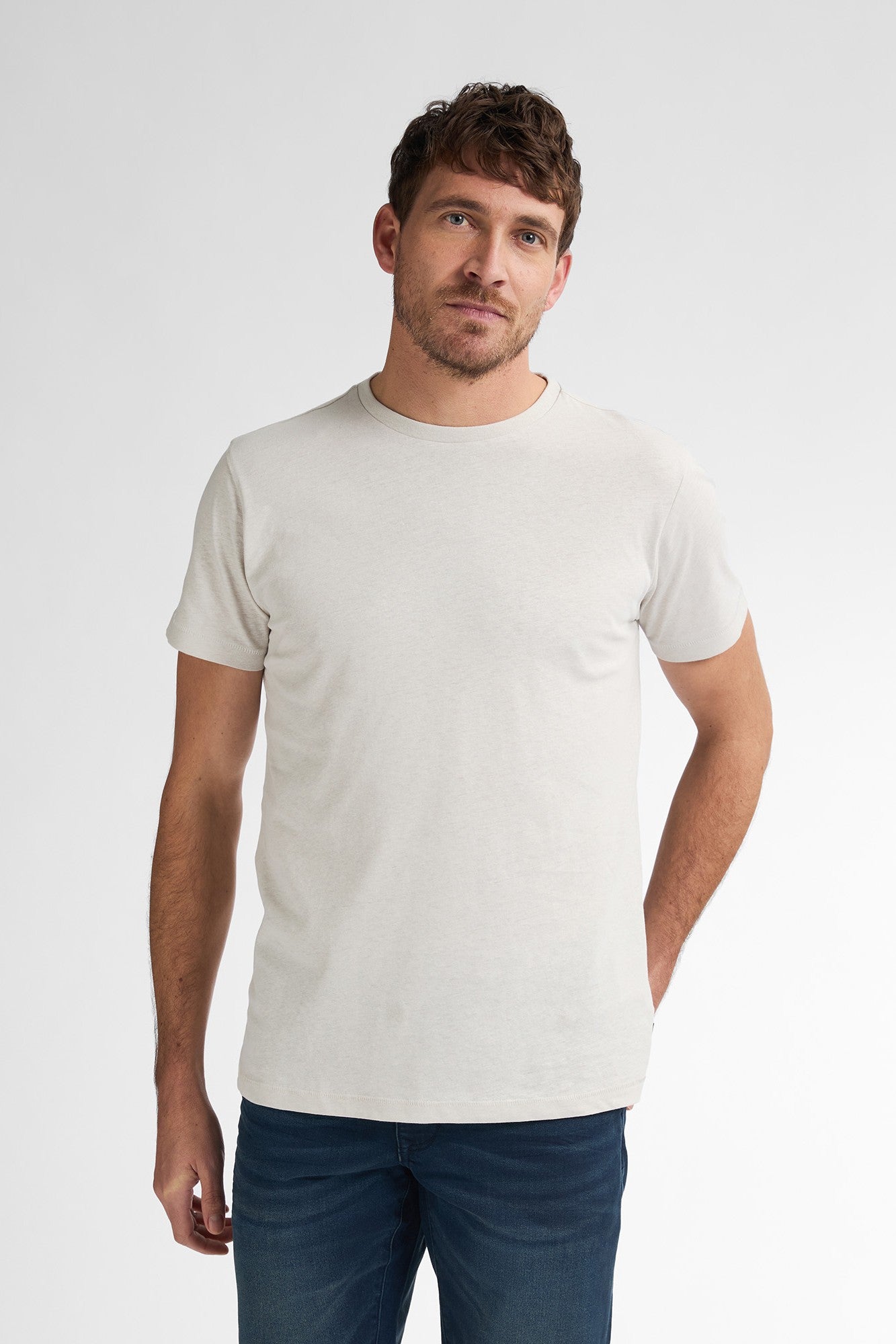 T-Shirt SS - Linen Mix