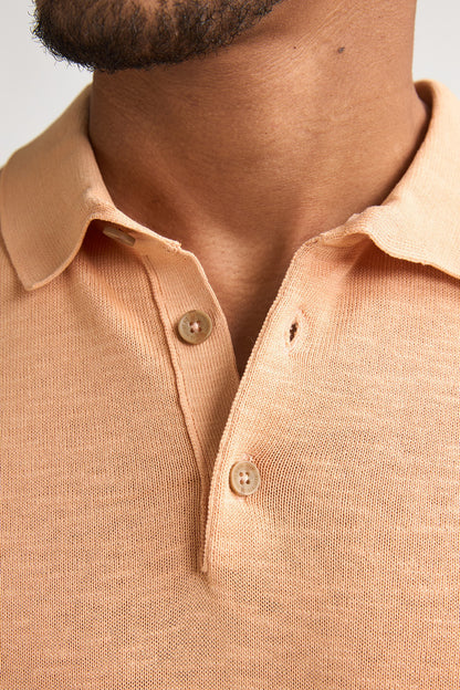 Knitted Polo SS