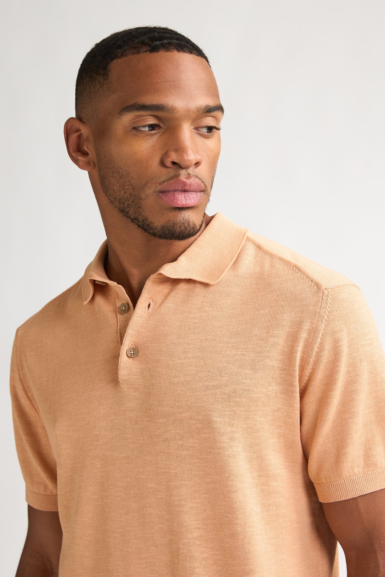 Knitted Polo SS