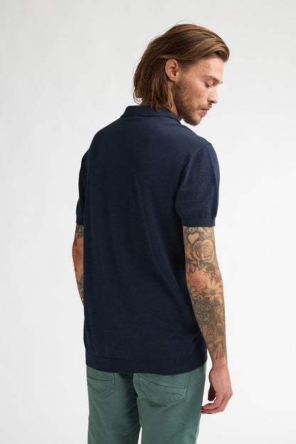 Knitted Polo SS