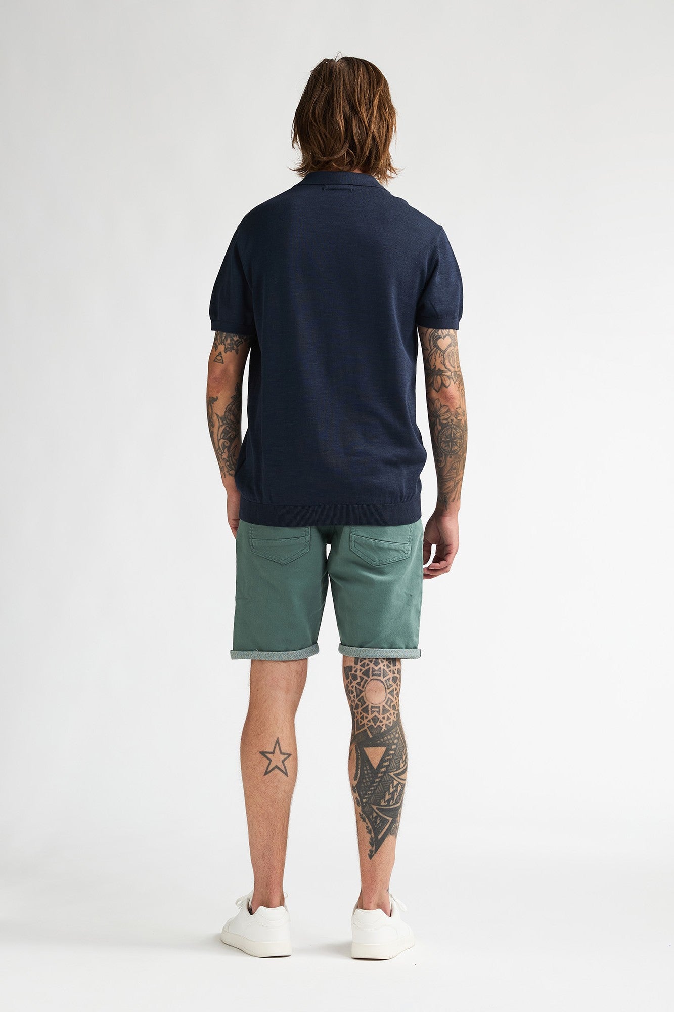 Knitted Polo SS