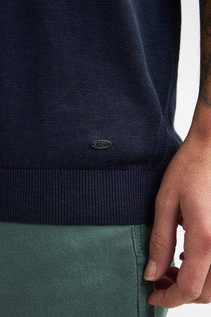 Knitted Polo SS
