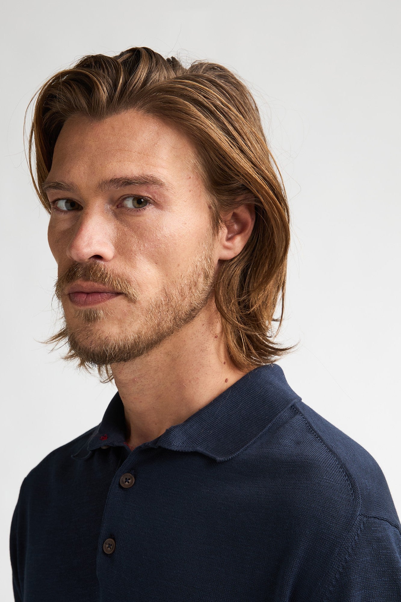 Knitted Polo SS