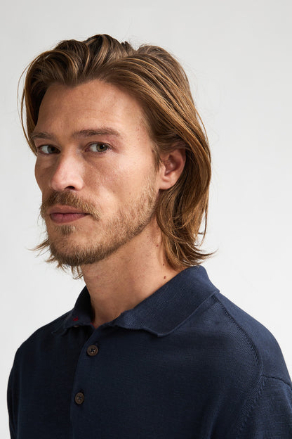 Knitted Polo SS