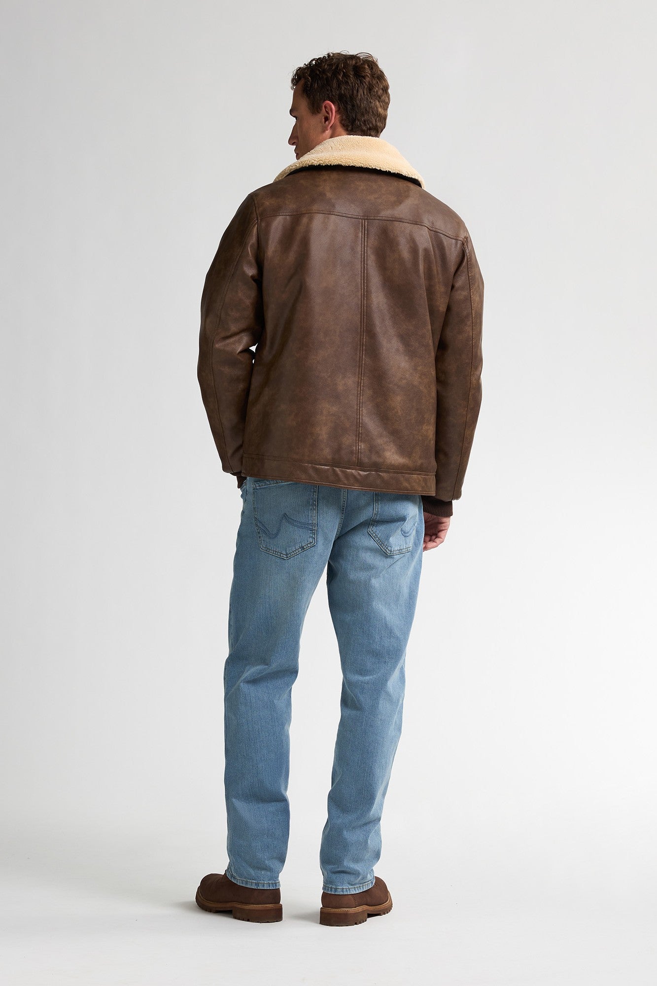 Jacket PU Leather - Petrol