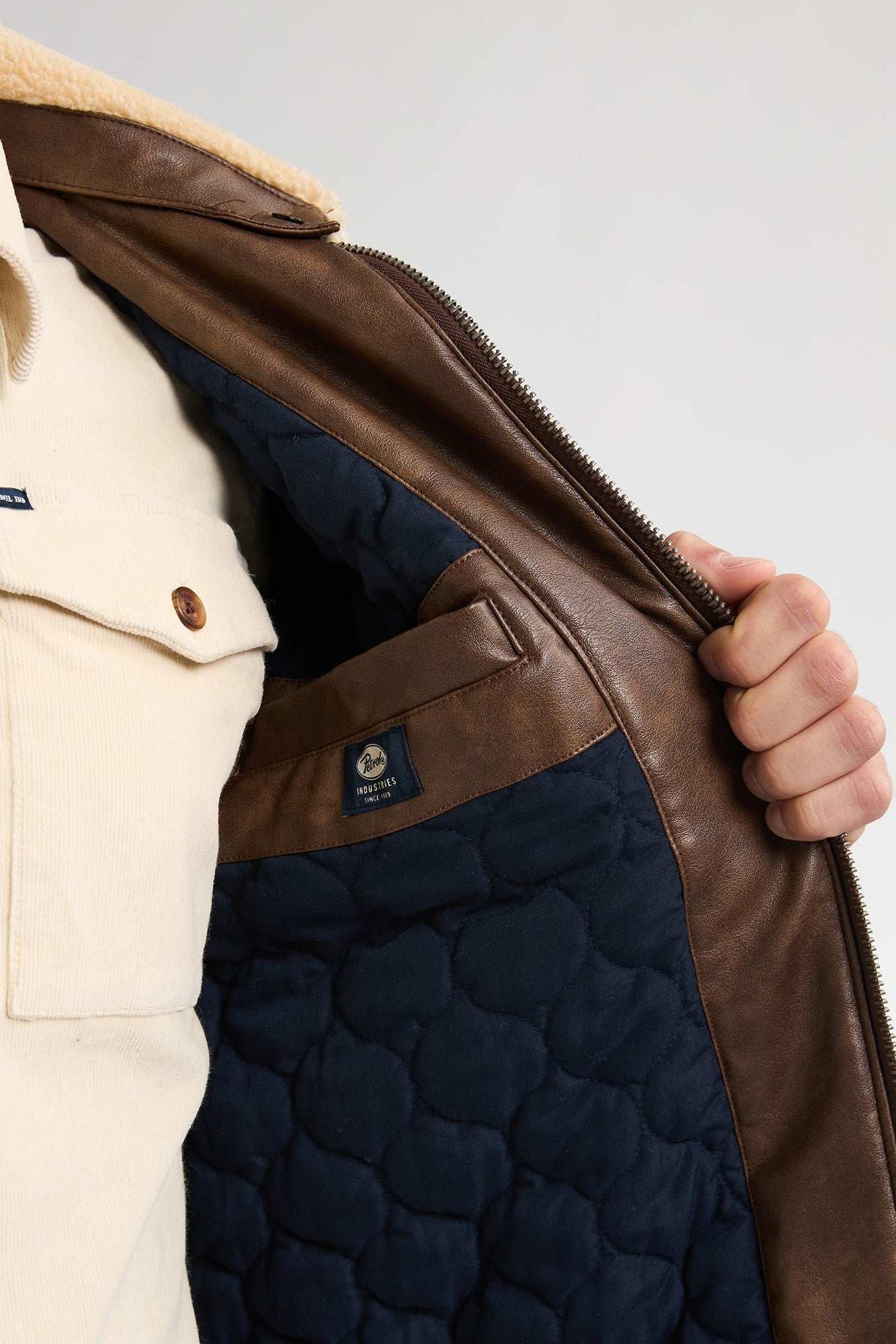 Jacket PU Leather - Petrol