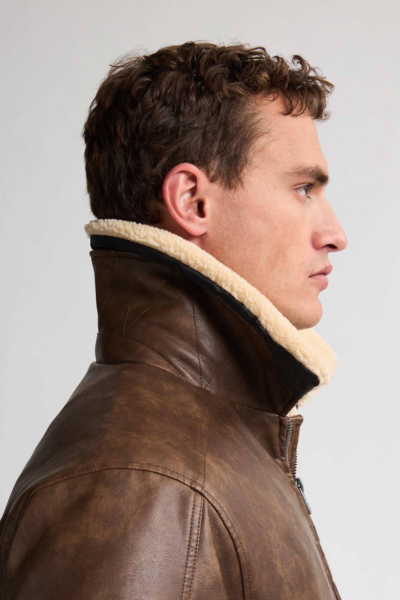 Jacket PU Leather - Petrol