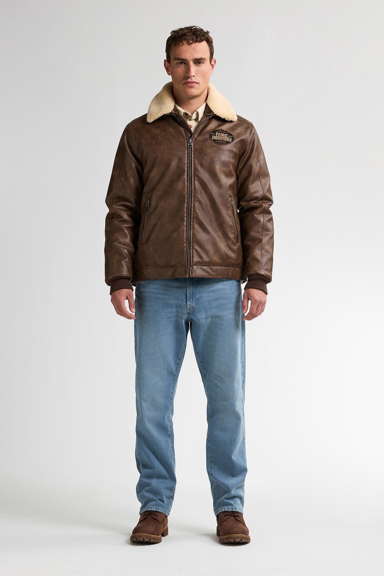 Jacket PU Leather - Petrol