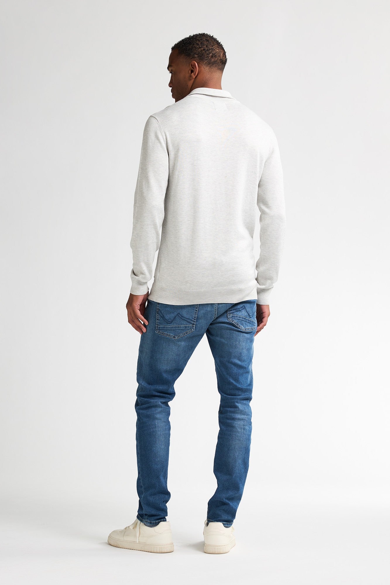 Knitwear Half-zip Petrol