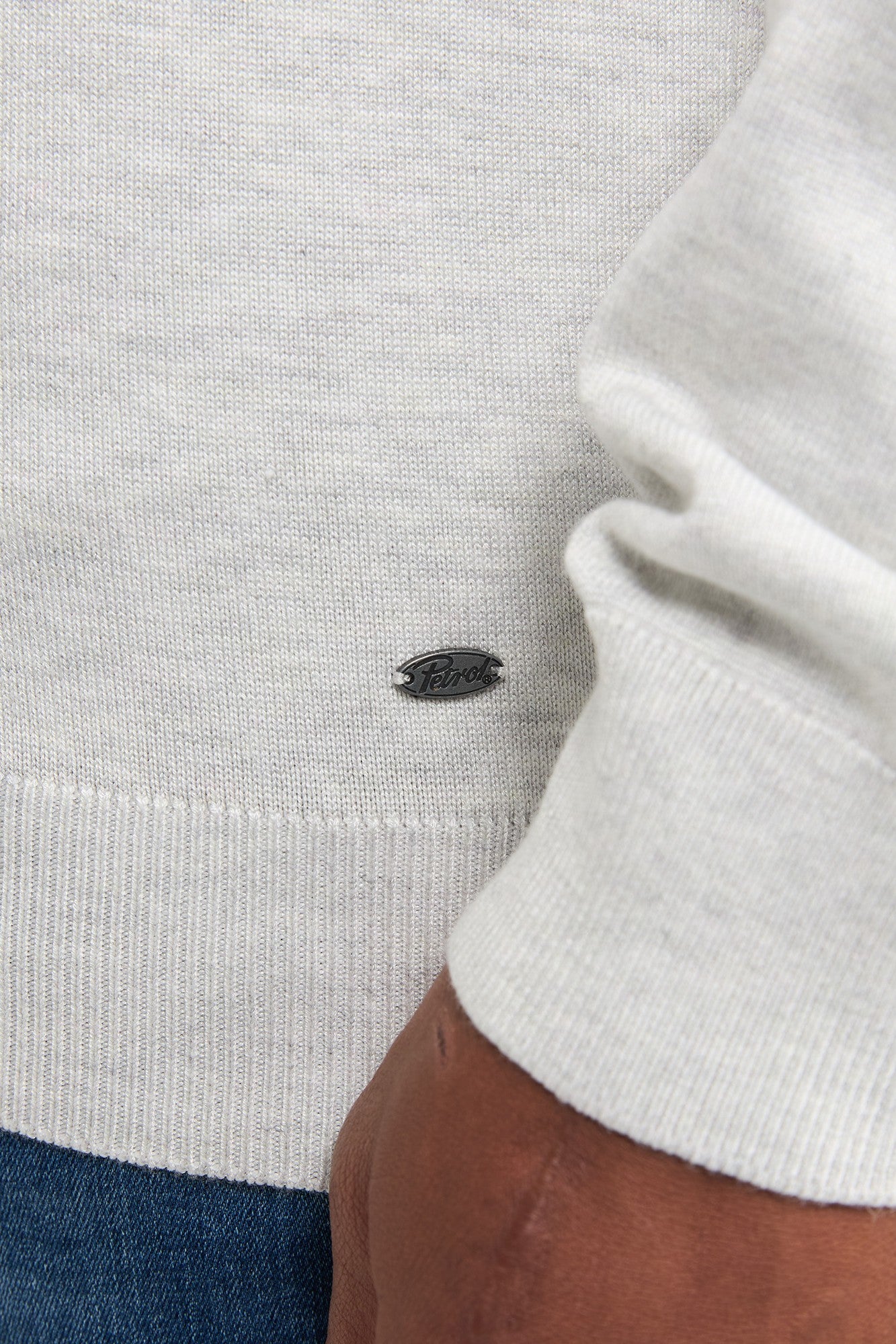 Knitwear Half-zip Petrol