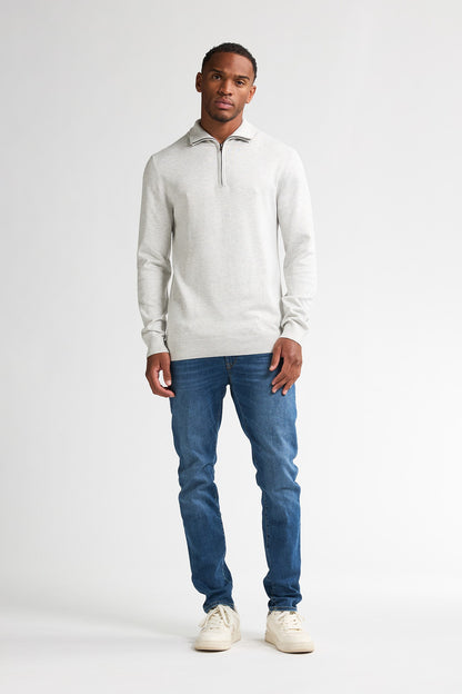Knitwear Half-zip Petrol