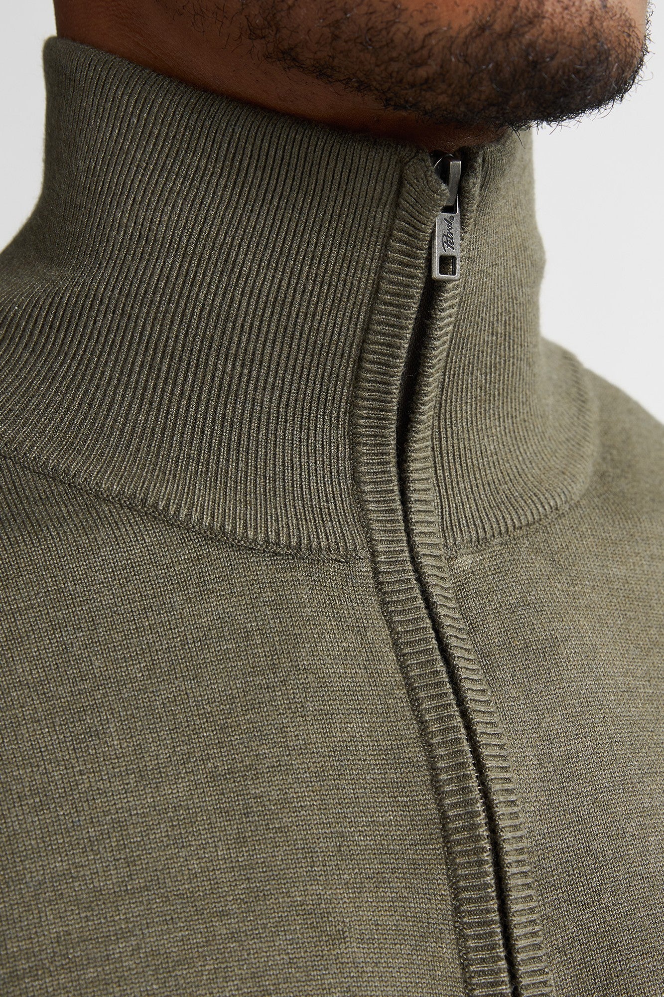Knitwear Half-zip Petrol