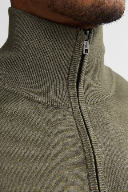 Knitwear Half-zip Petrol