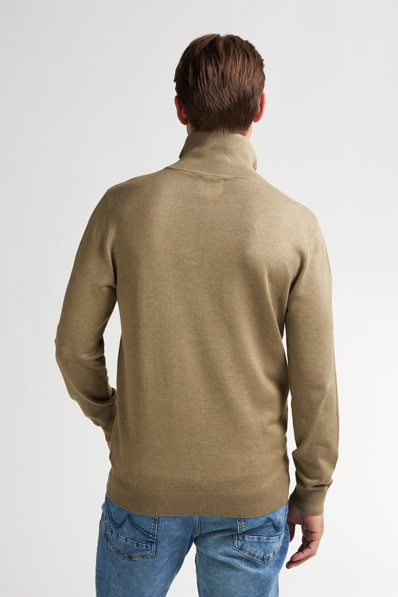 Knitwear Half-zip Petrol