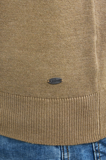 Knitwear Half-zip Petrol