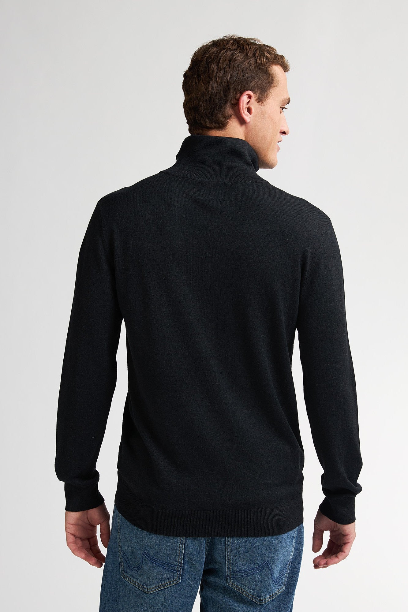 Knitwear Half-zip Petrol