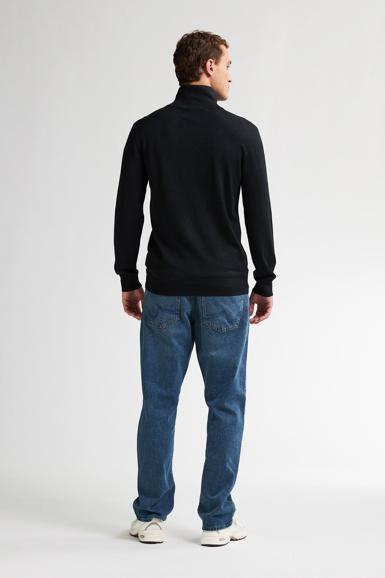 Knitwear Half-zip Petrol