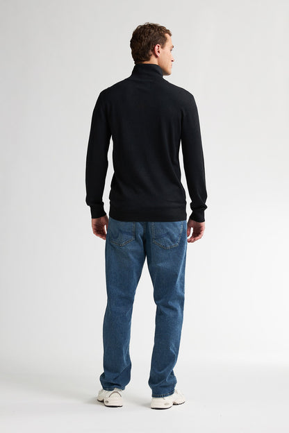 Knitwear Half-zip Petrol