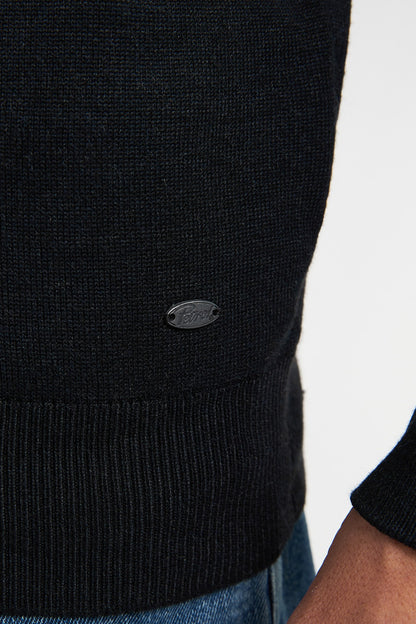 Knitwear Half-zip Petrol