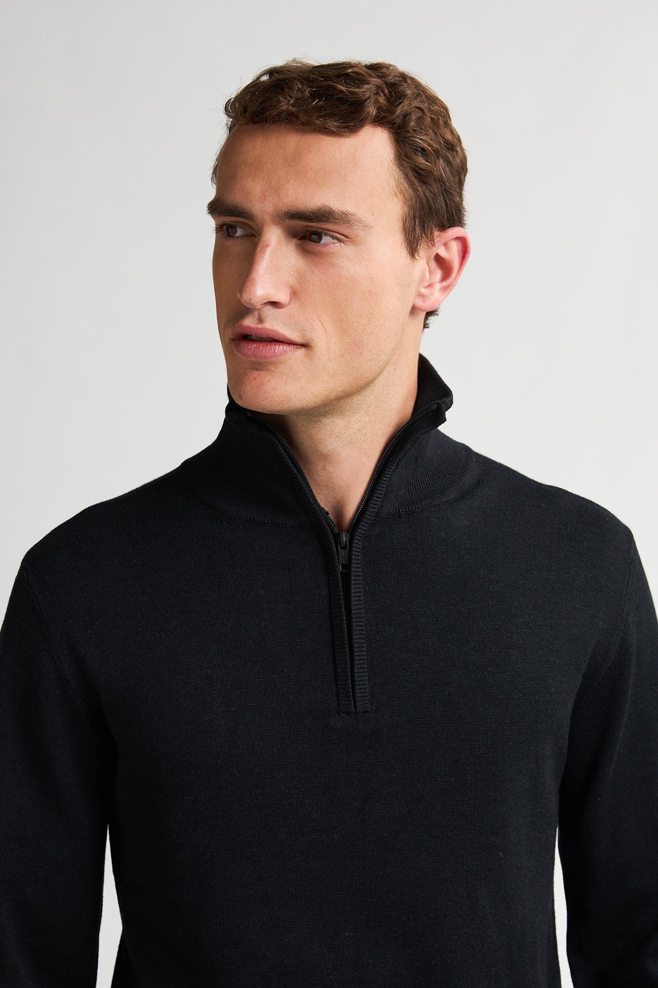 Knitwear Half-zip Petrol