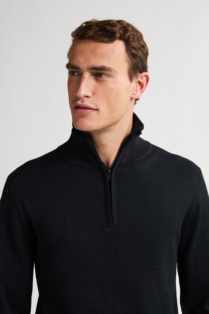 Knitwear Half-zip Petrol