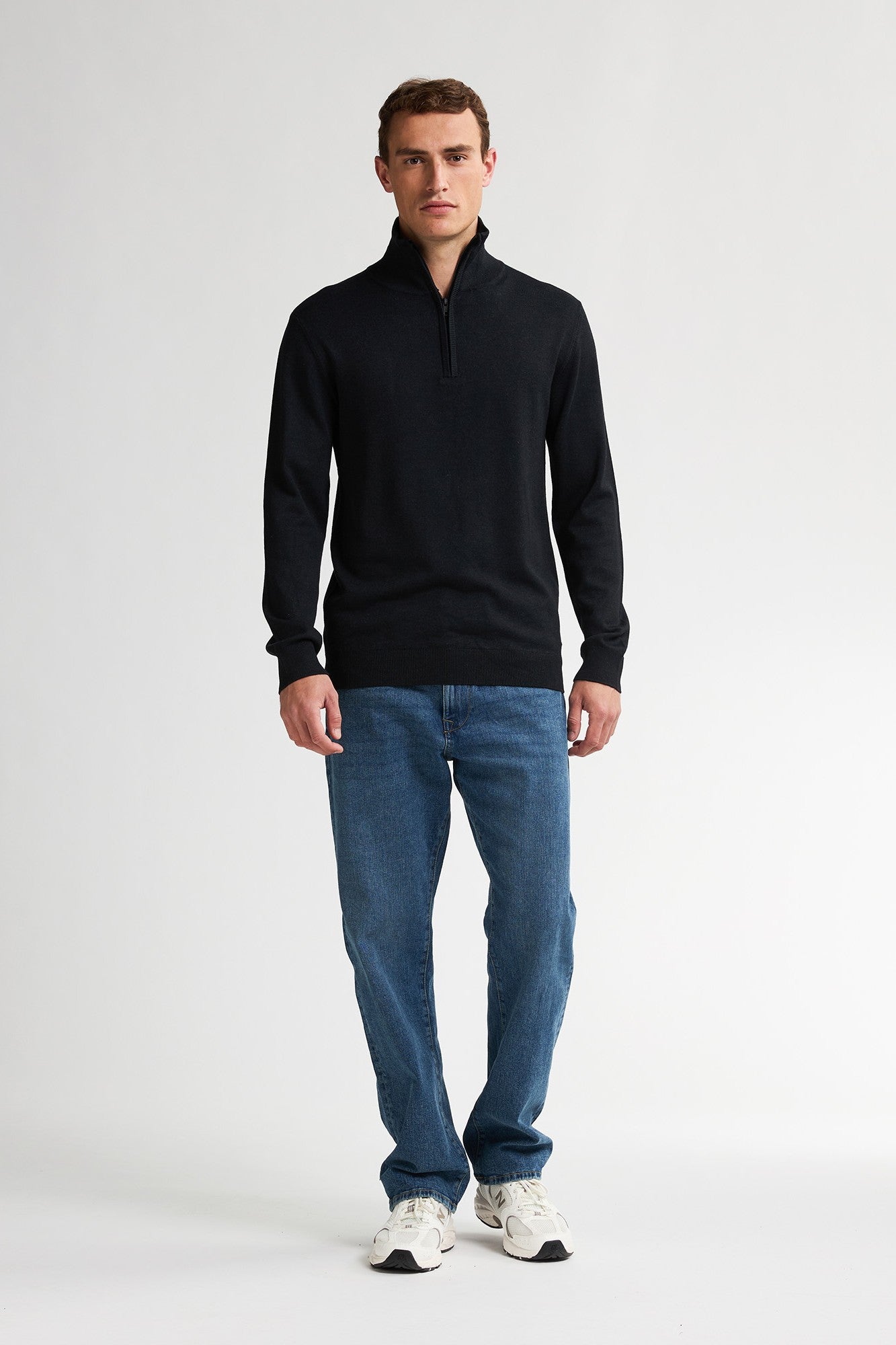 Knitwear Half-zip Petrol