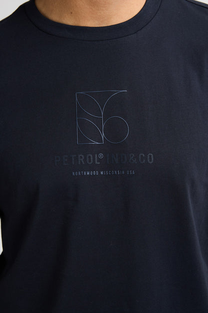 T-shirt LS - Petrol