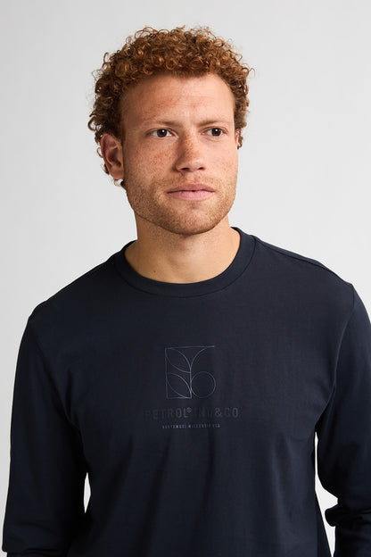 T-shirt LS - Petrol