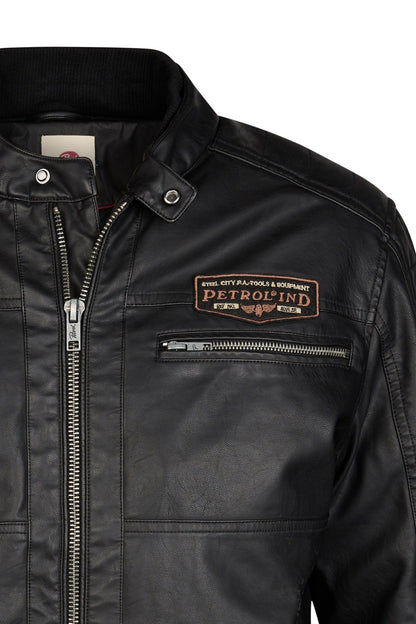 Jacket PU Leather - Petrol